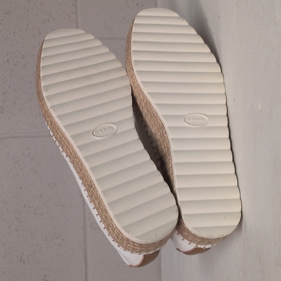 Dr. Scholl's Women's Sunray Espadrille Loafer White Canvas Size 7.5 NWOT - Picture 5 of 7